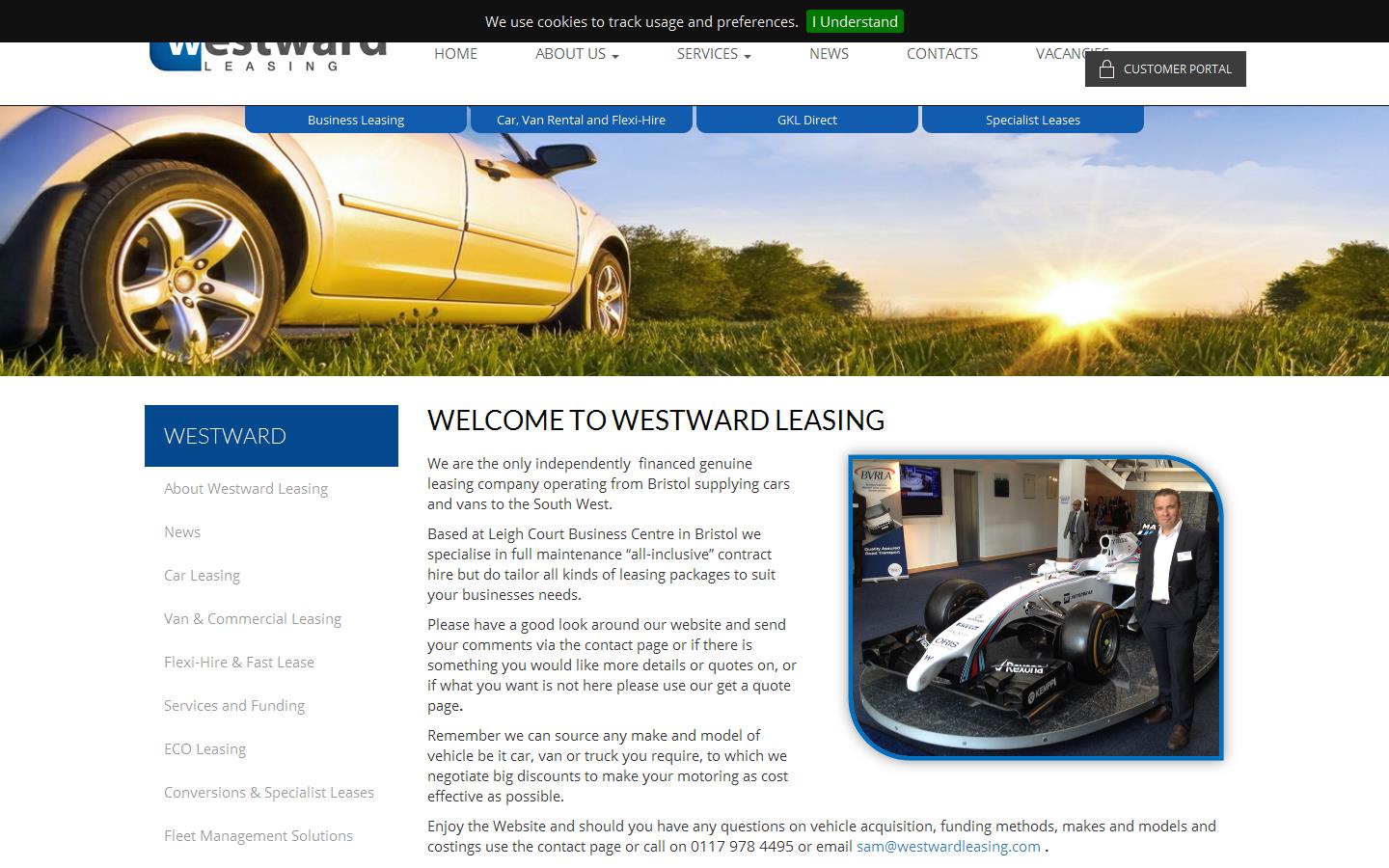 GKL Westward Leasing Website