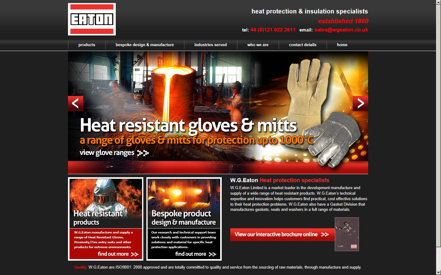 W.G. Eaton Ltd  Website