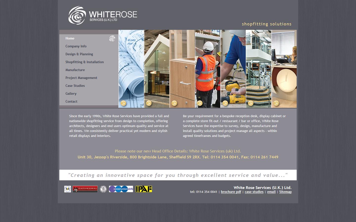 White Rose Services (U.K.) Ltd Website