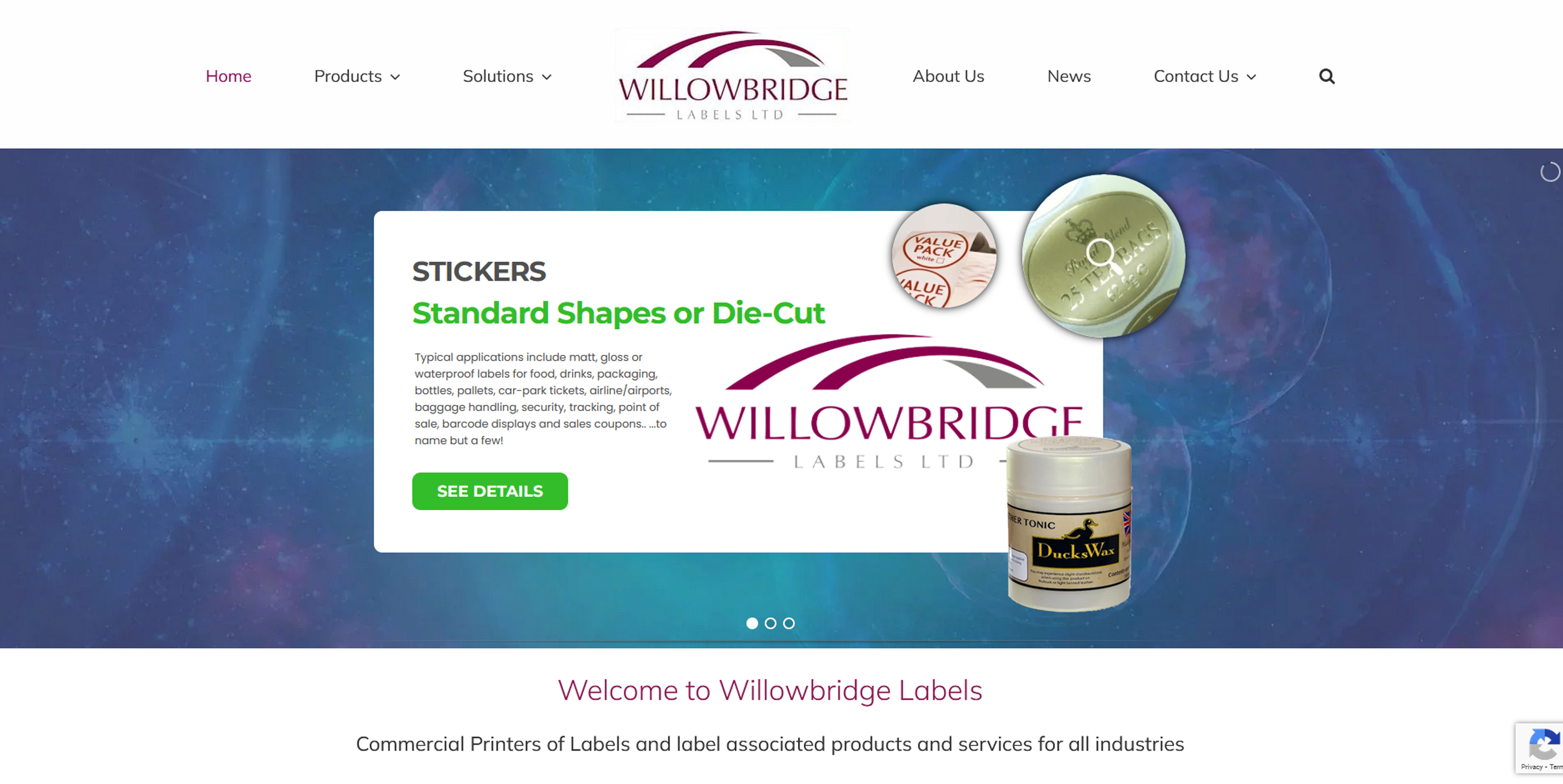 Willowbridge Labels Ltd Website