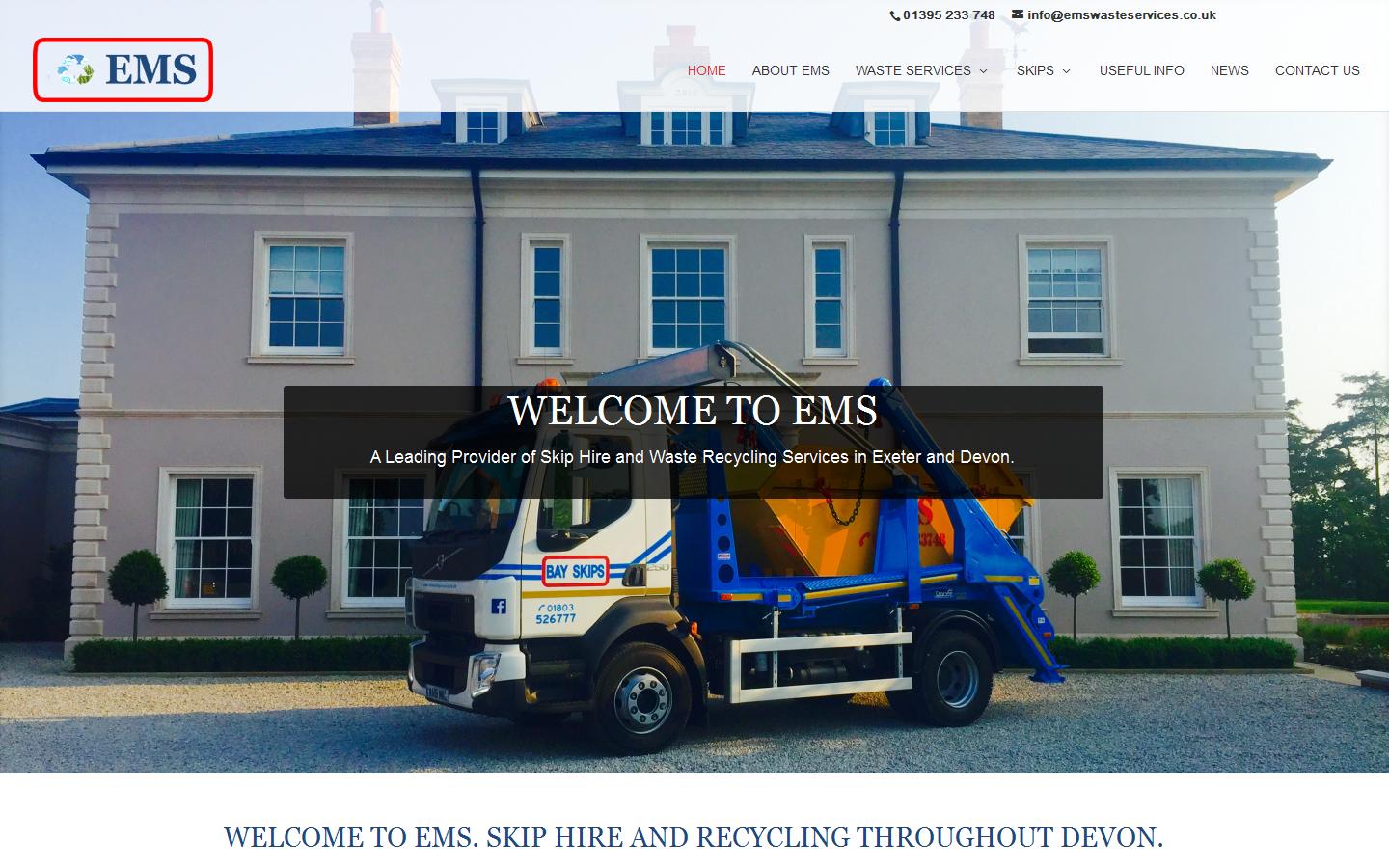 E M S Waste Services Ltd Website