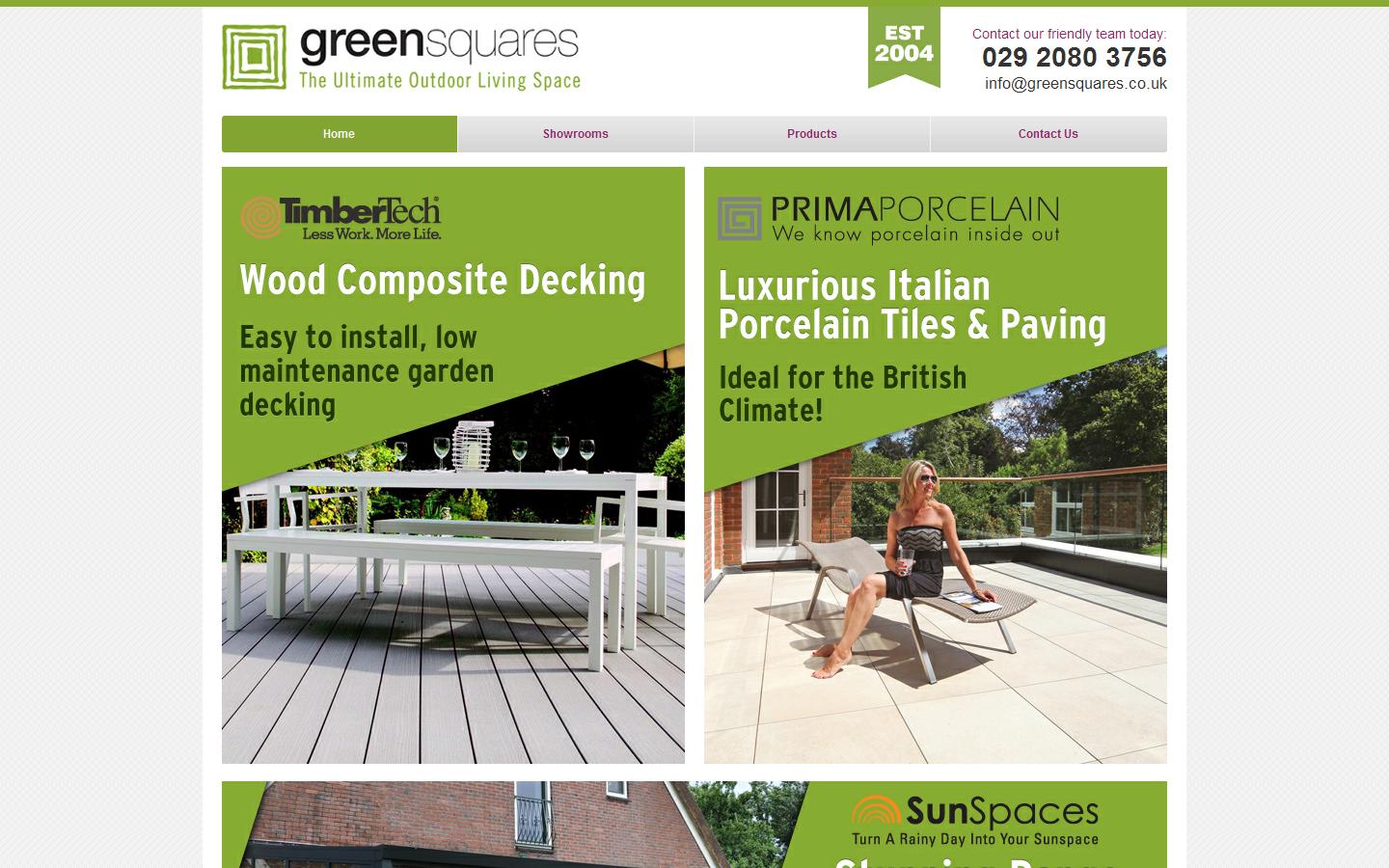 Greensquares Products Ltd Website