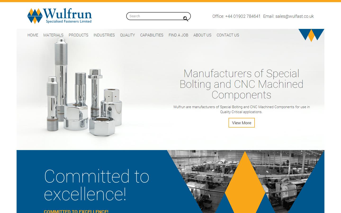 Wulfrun Specialised Fasteners Ltd Website