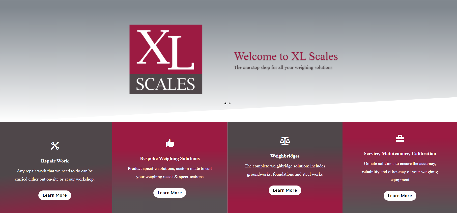 XL Scales Ltd  Website