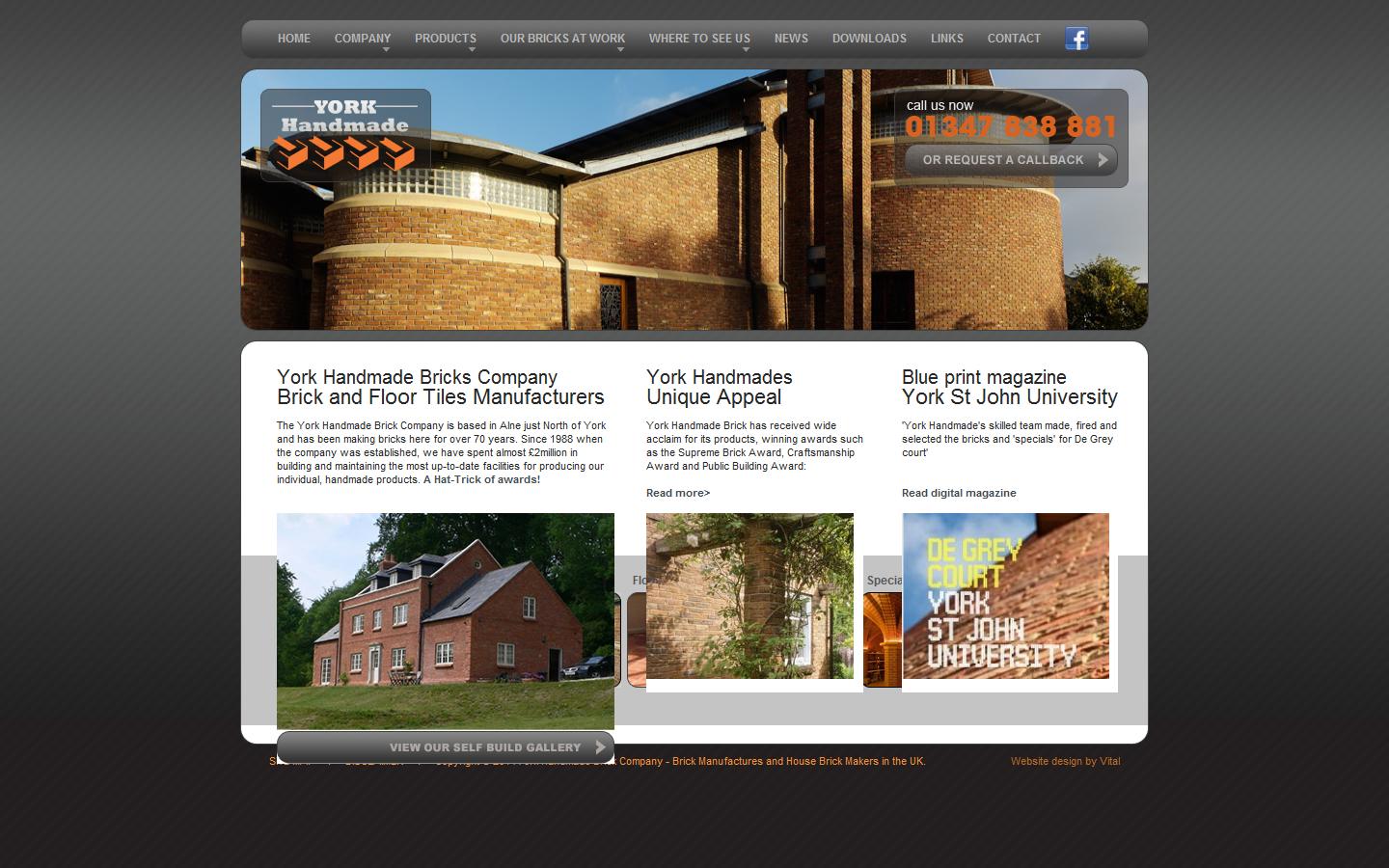 York Handmade Brick Company Limited Website