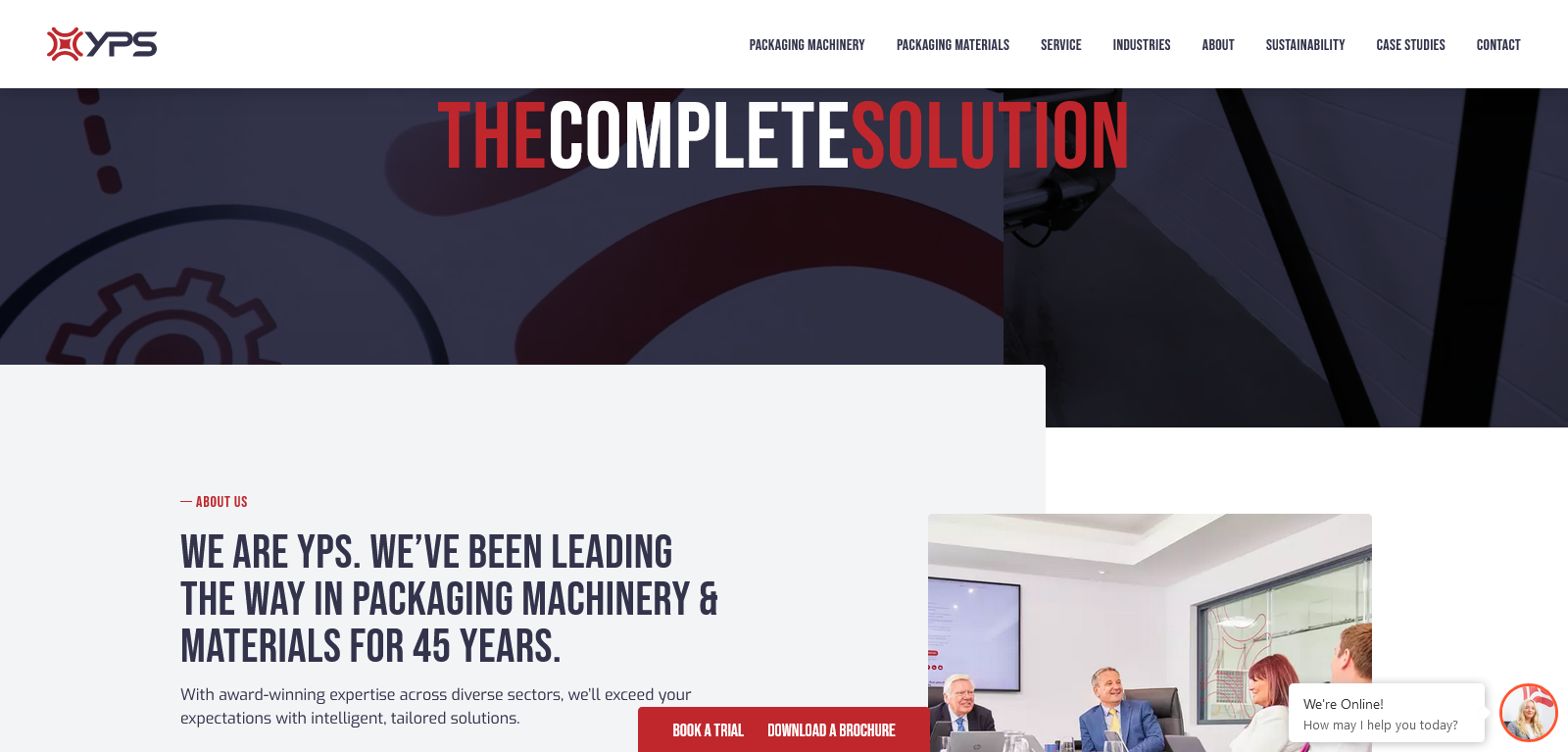 Yorkshire Packaging Systems Ltd Website