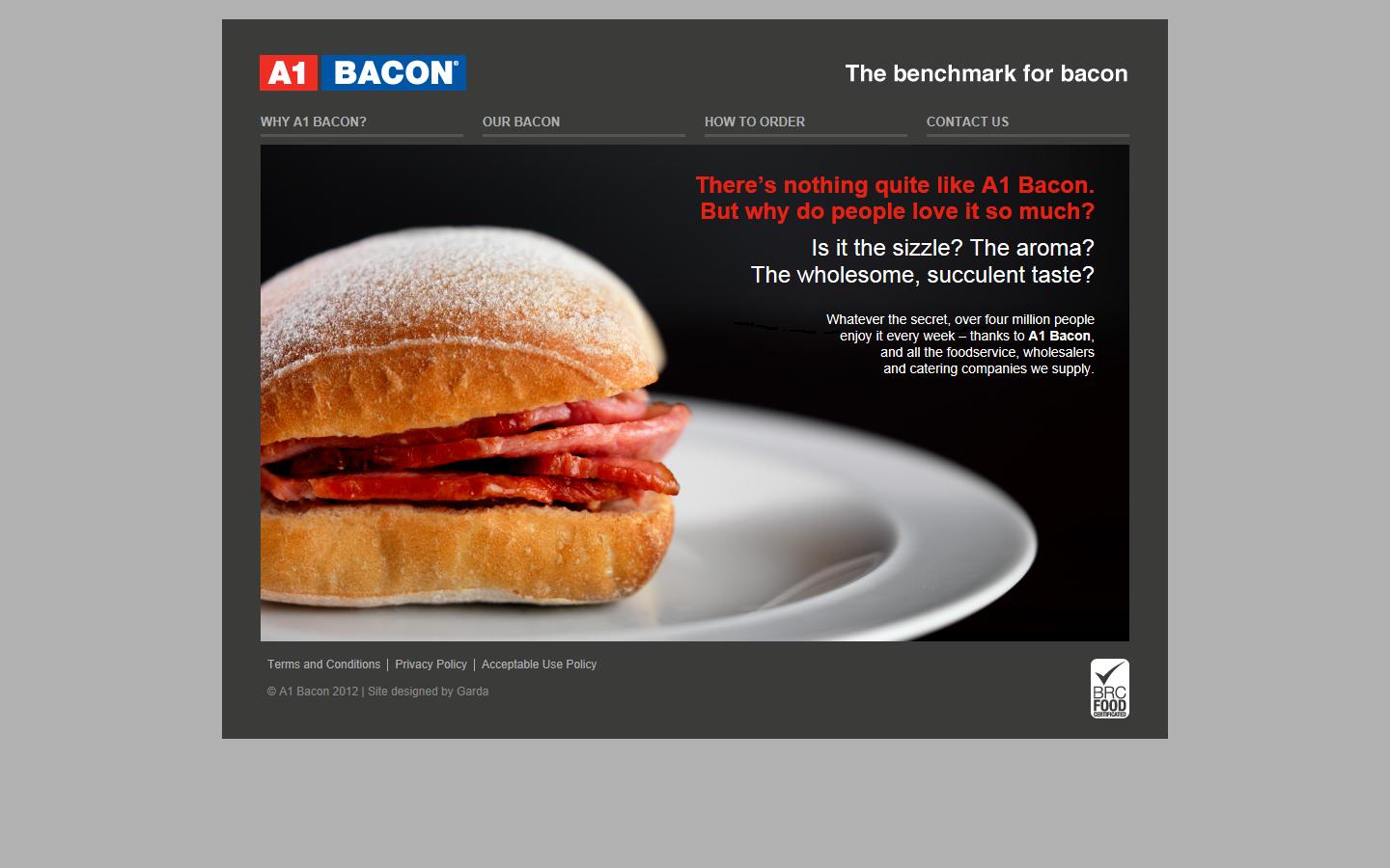 A1 Bacon Co. Ltd.  Website