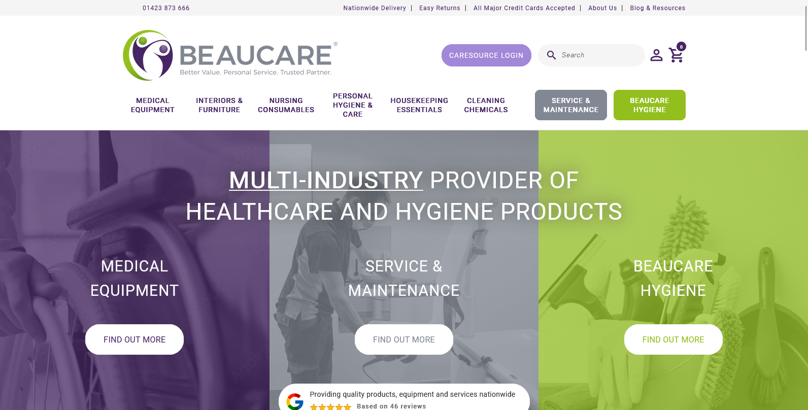 Beaucare Medical Website