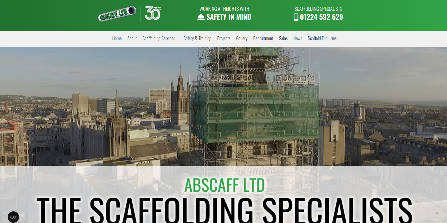 Abscaff Ltd Website