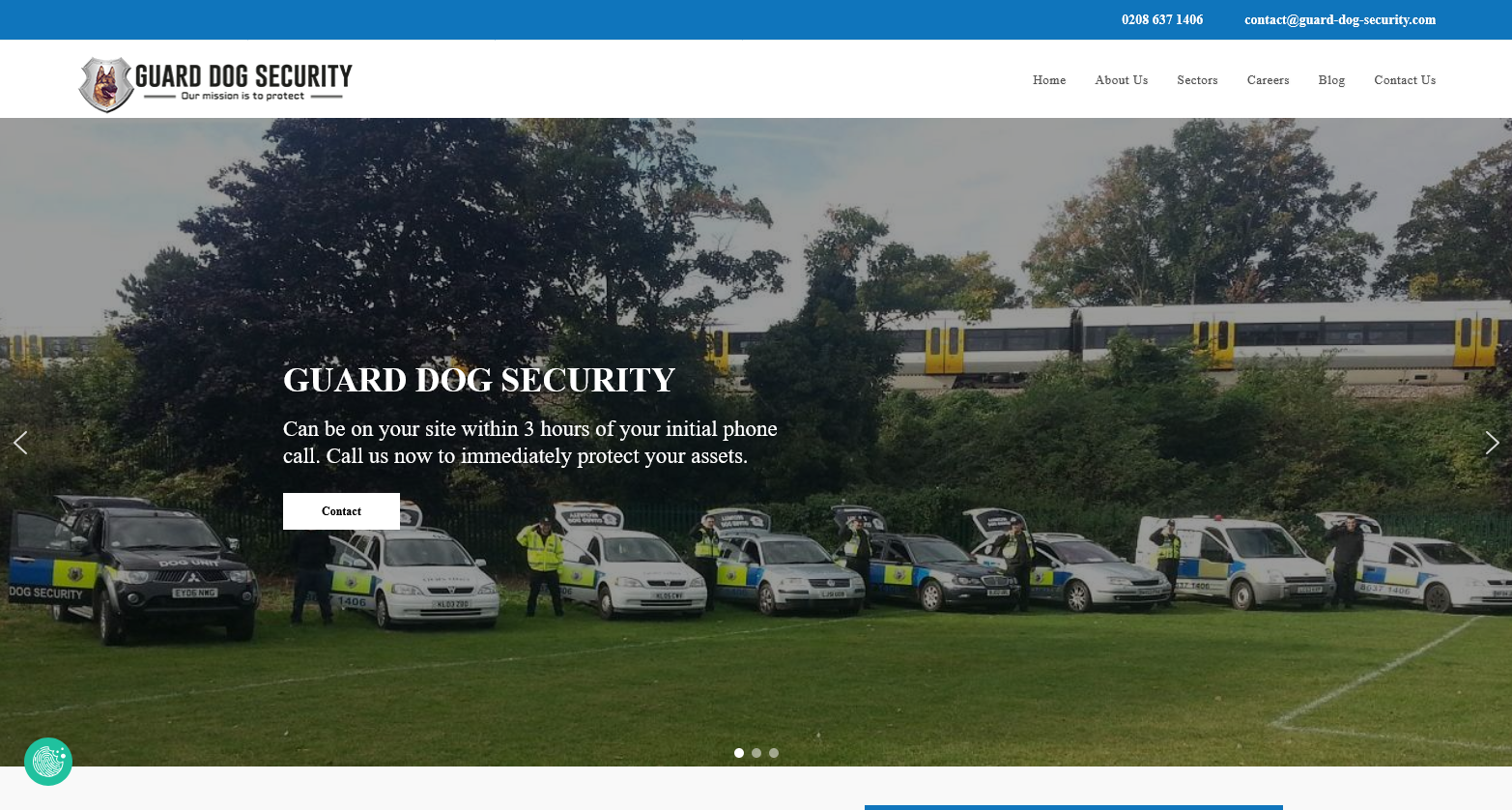 Guard Dog Security UK  Website