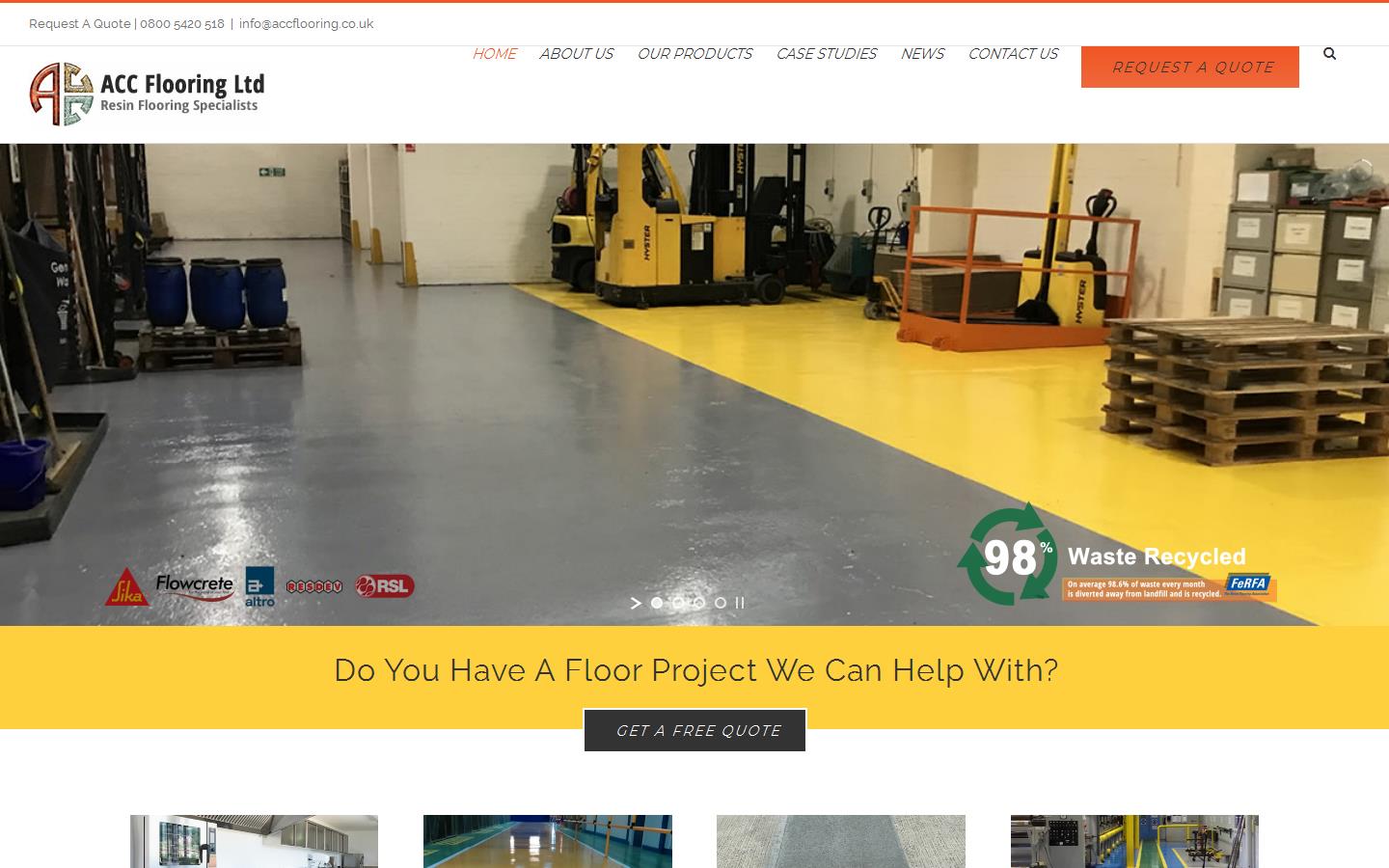 ACC Flooring Ltd Website