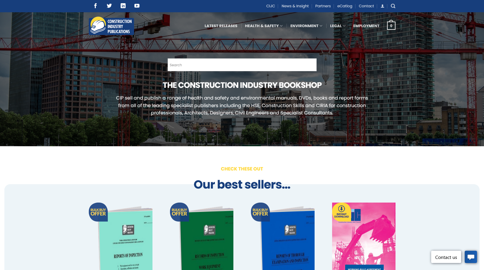 Construction Industry Publications Ltd Website