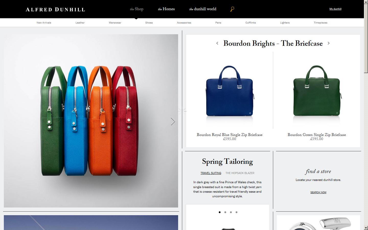 Dunhill Website