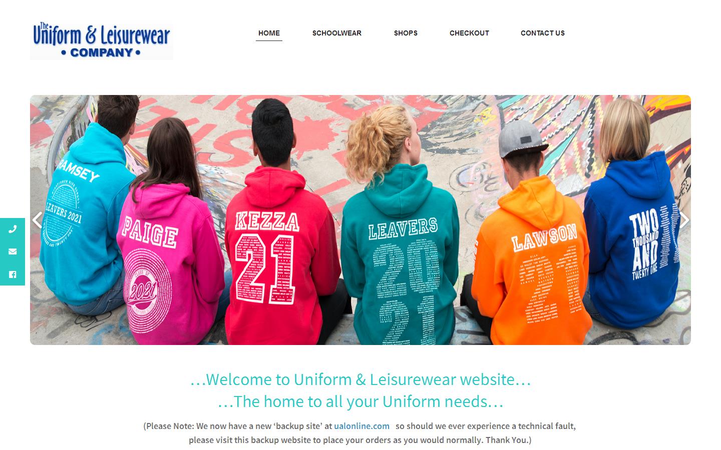 The Uniform and Leisurewear Company Website