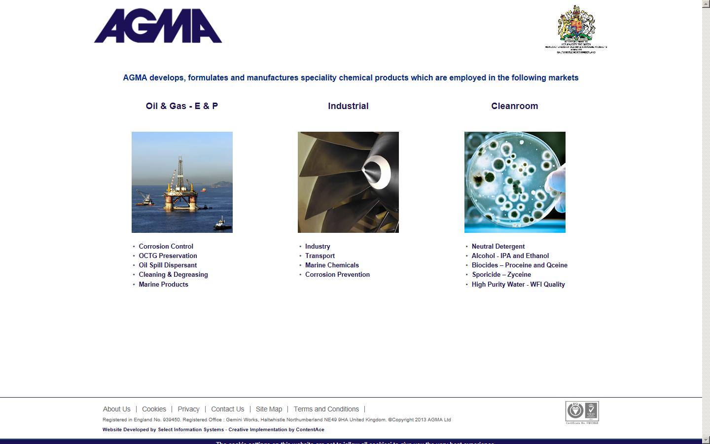 AGMA Ltd Website