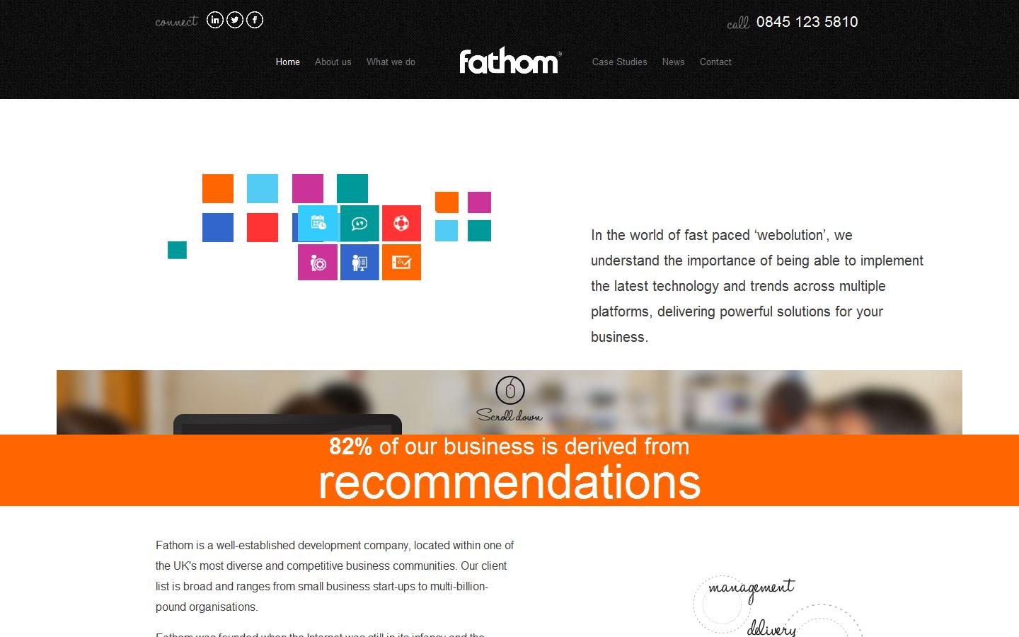 Fathom Business Solutions Website