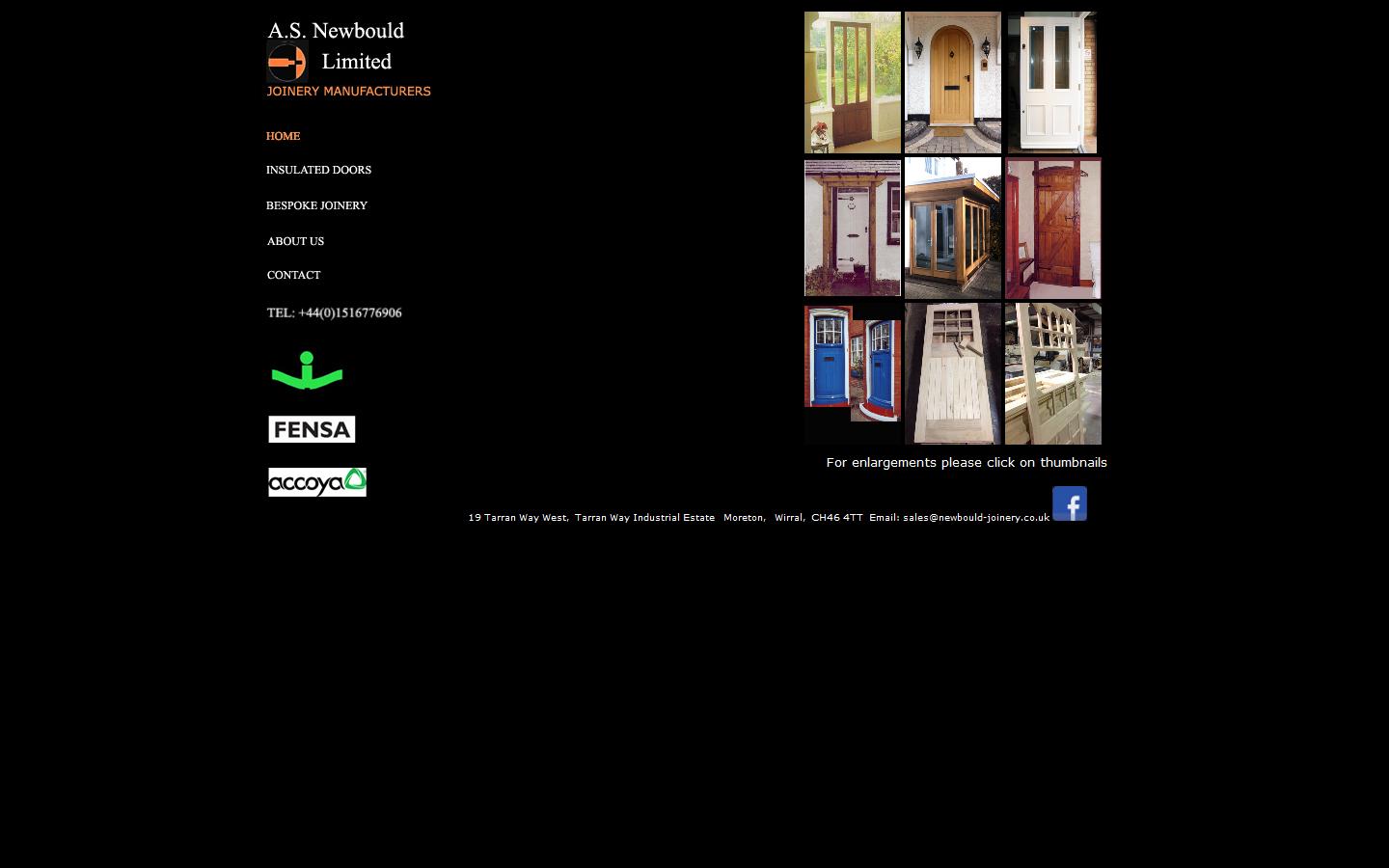 A.S. Newbould Ltd Website