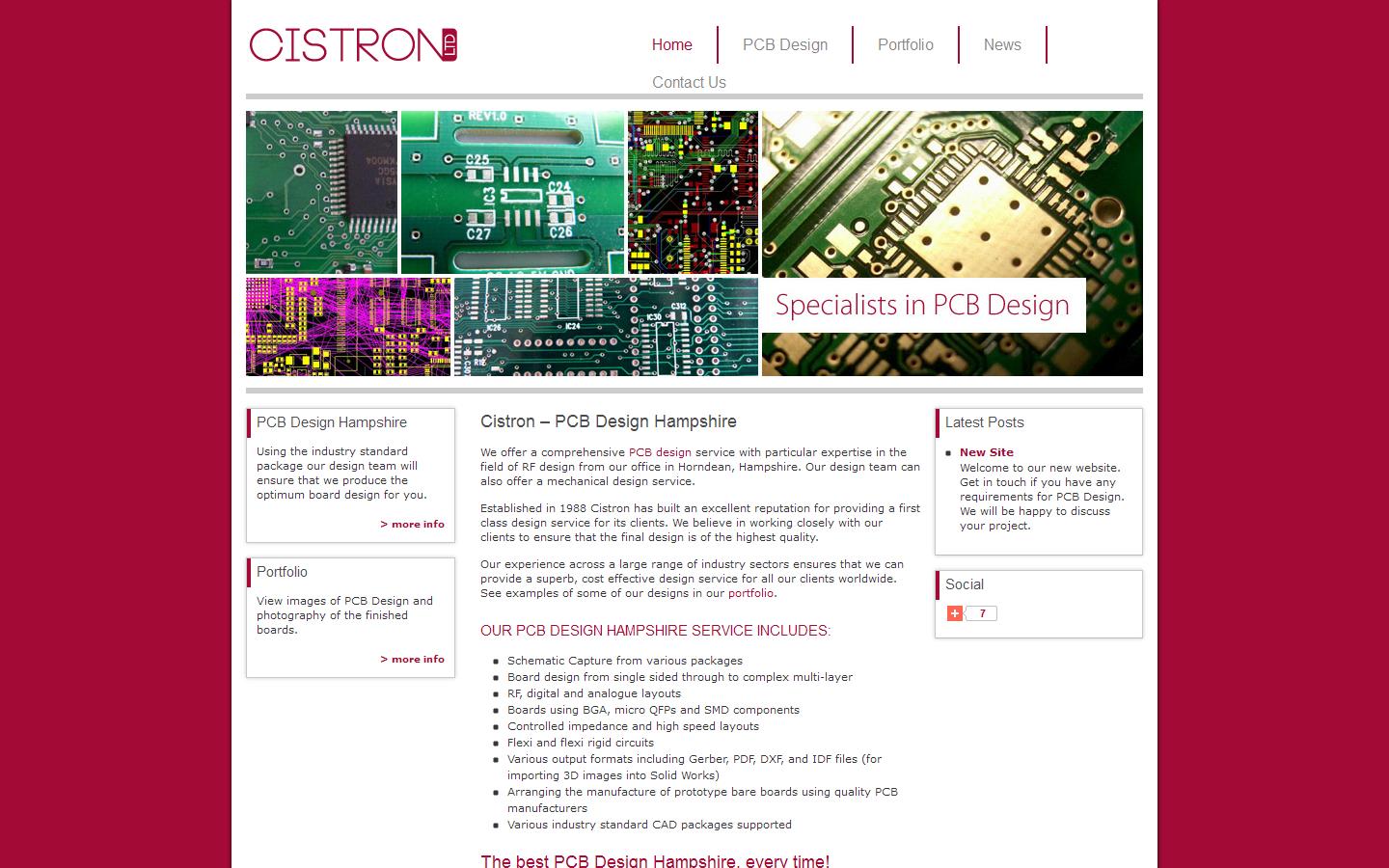 Cistron Ltd Website