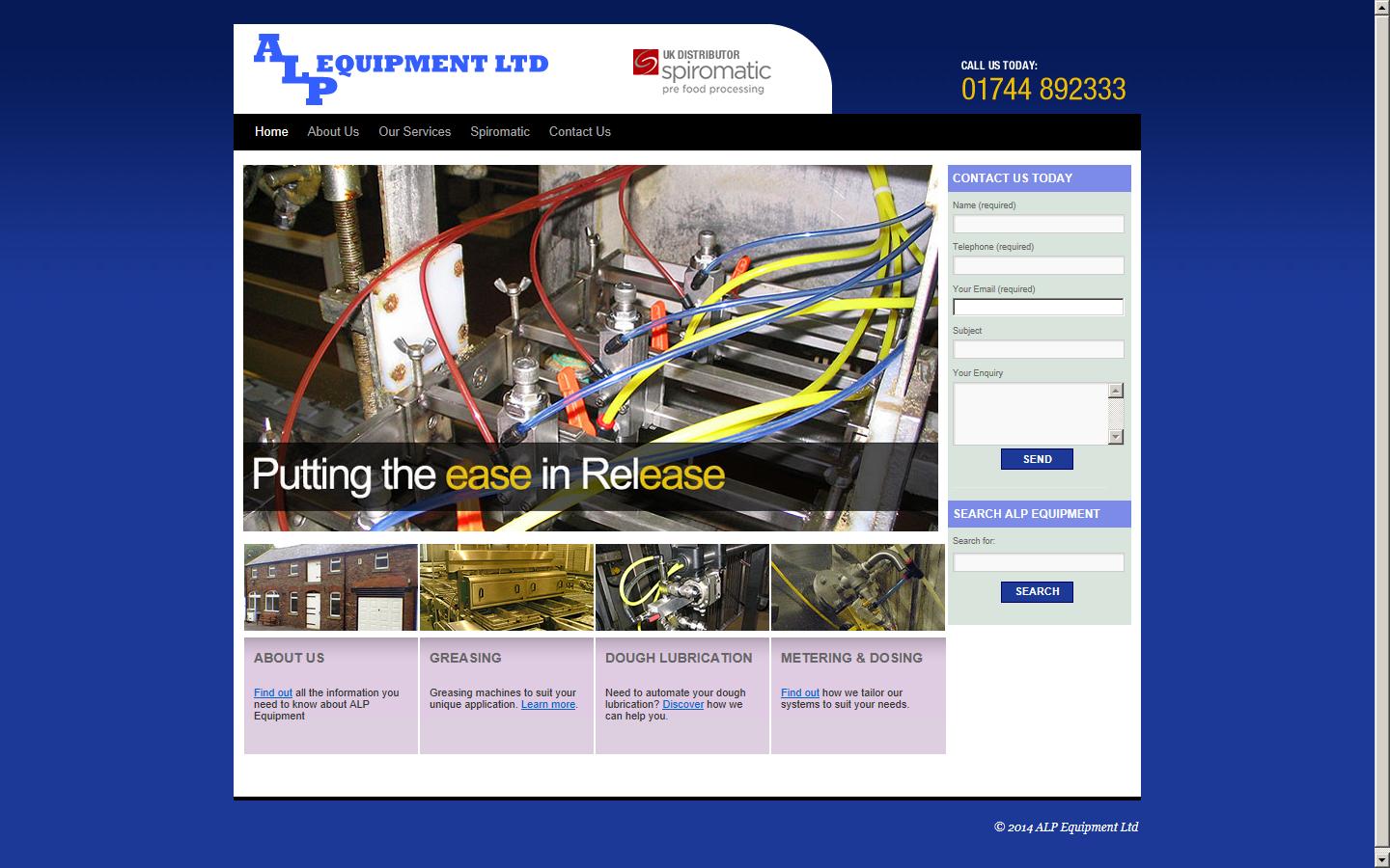 ALP Equipment Website