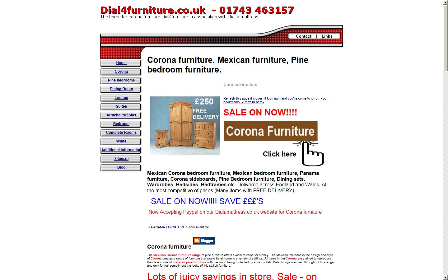 Dial 4 Furniture Website