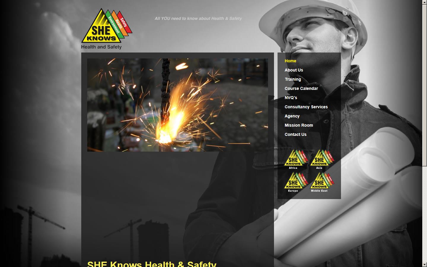 SHE Knows Health & Safety Website