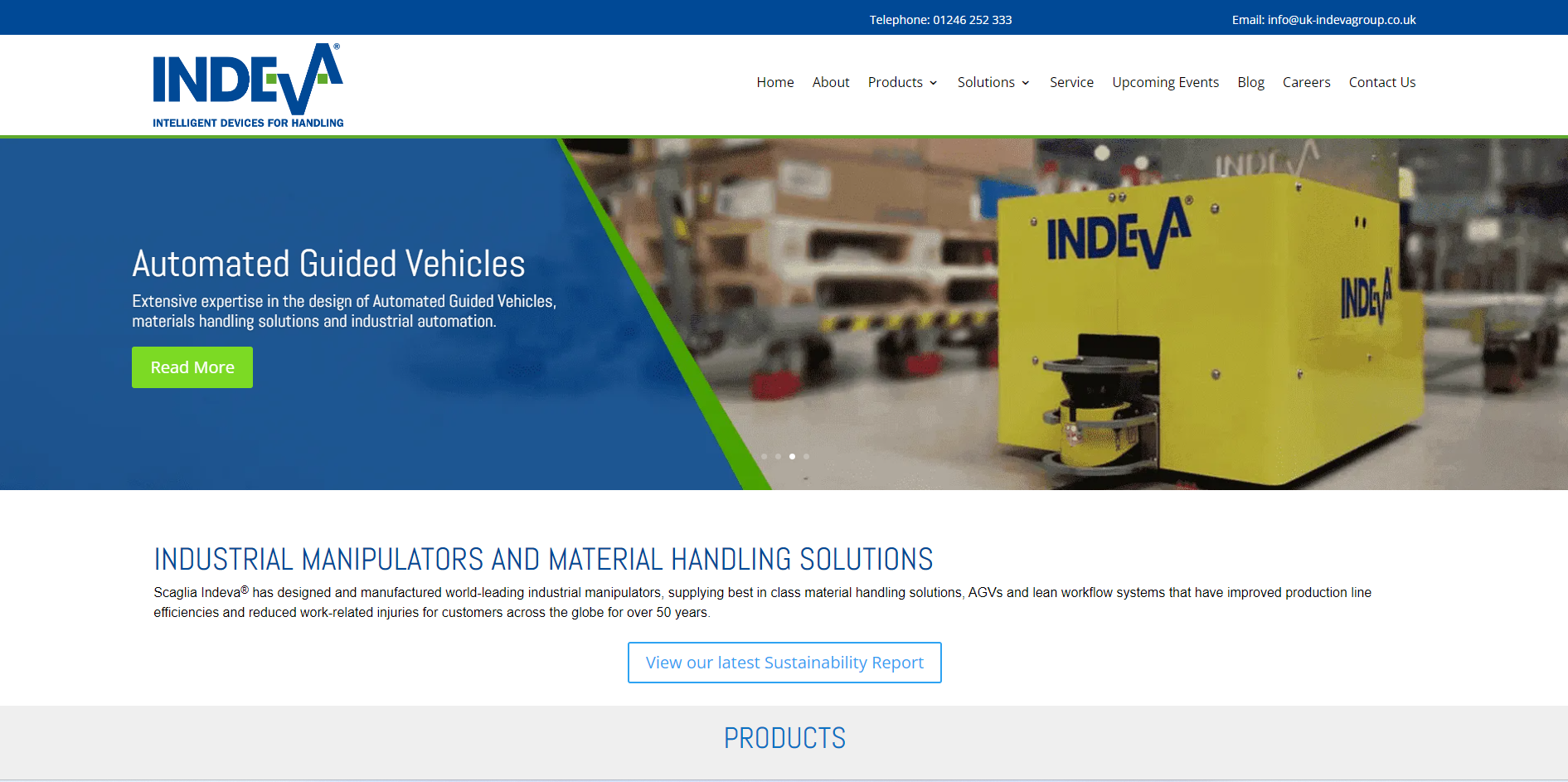 Scaglia Indeva Ltd Website