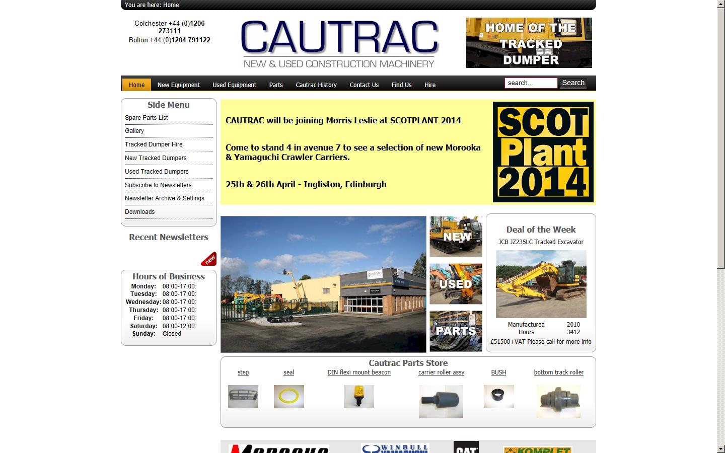 Cautrac (Parts) Website