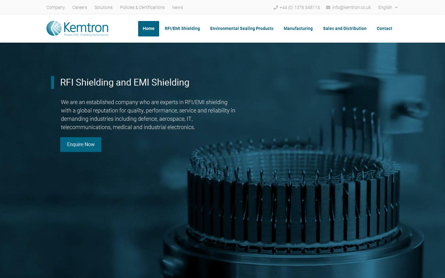 Kemtron Ltd Website