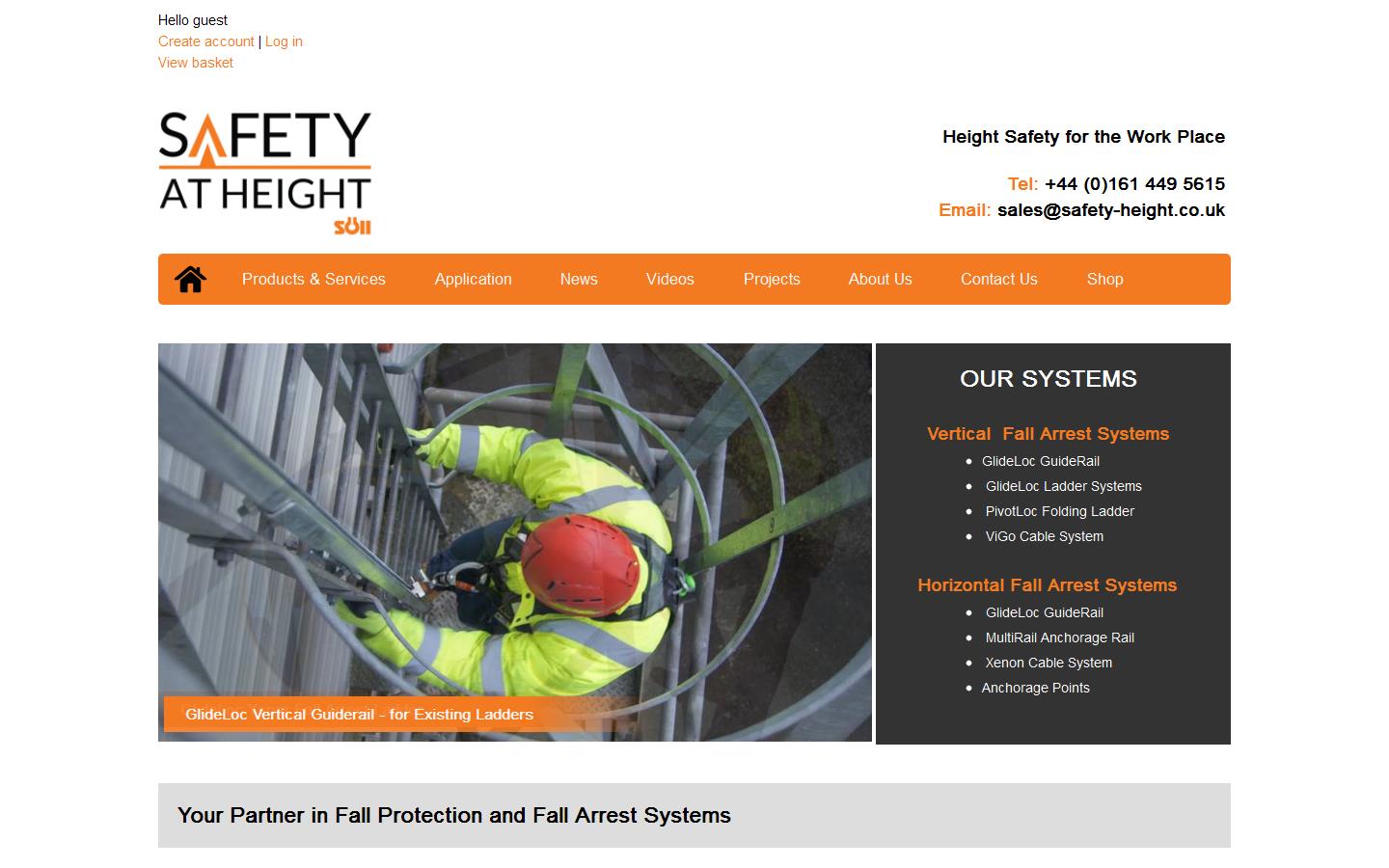 Safety At Height Ltd Website