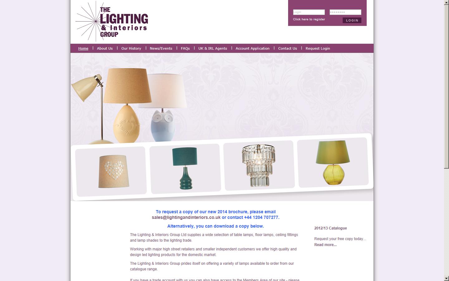 Lighting & Interiors Group Website