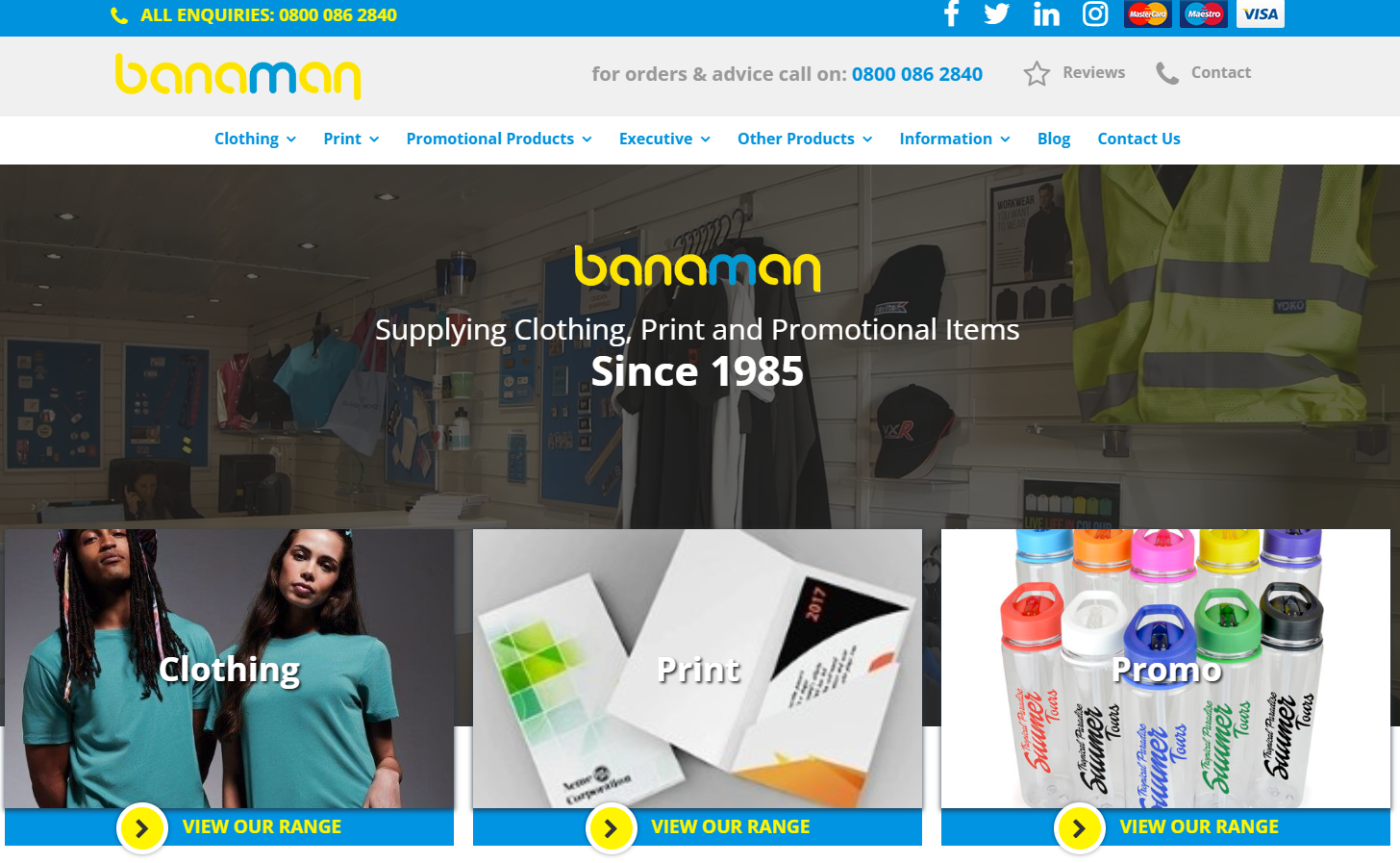 Banaman Ltd Website