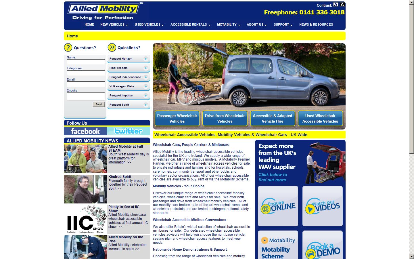 Allied Mobility Website