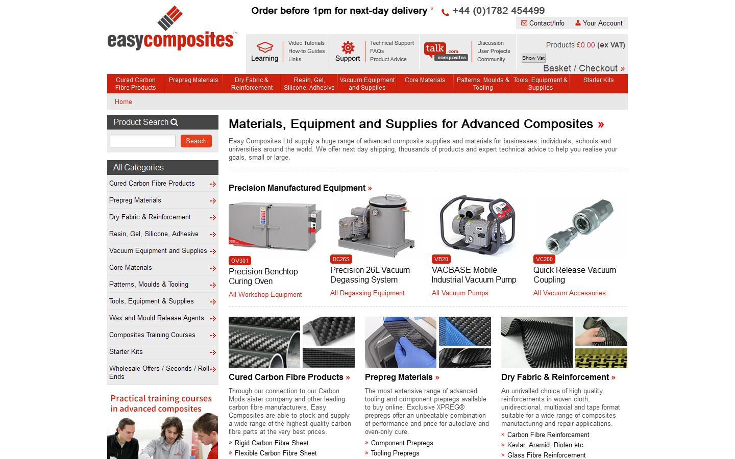 Easy Composites Ltd Website