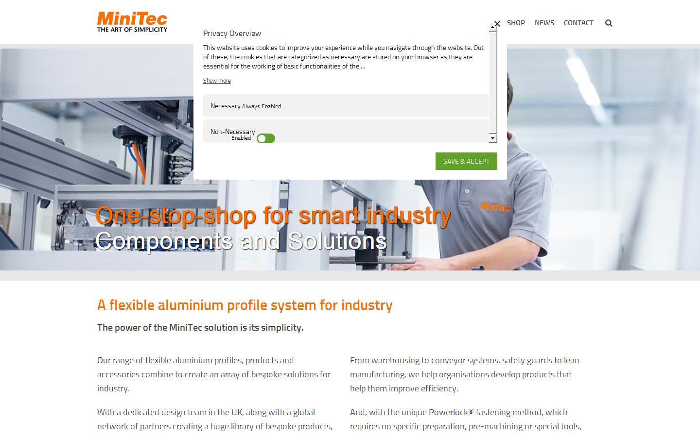 MiniTec UK Ltd Website