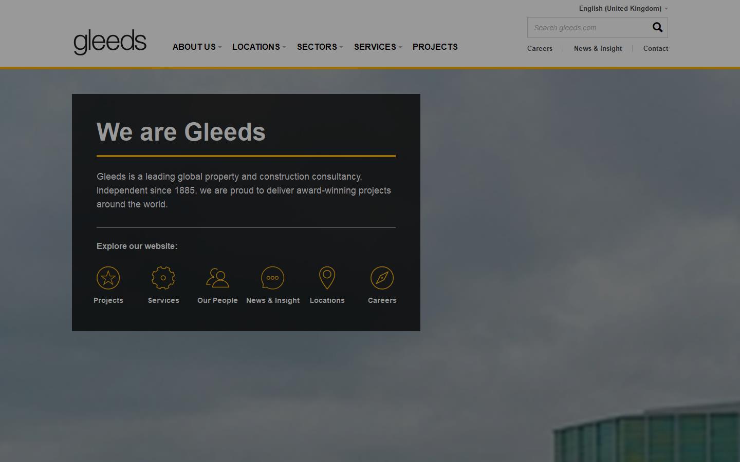 Gleeds UK Website