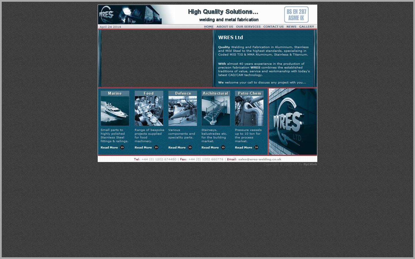 WRES Ltd Website