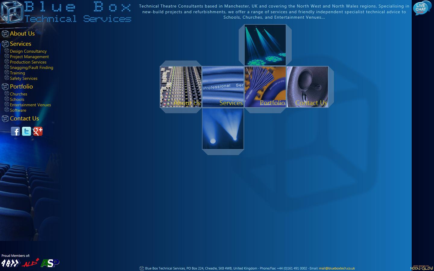 Blue Box Technical Services Website