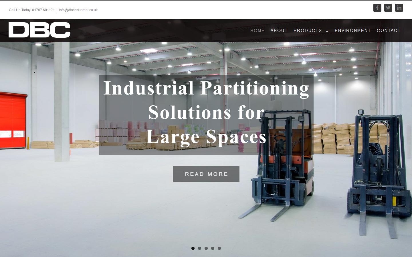 DBC Industrial Website