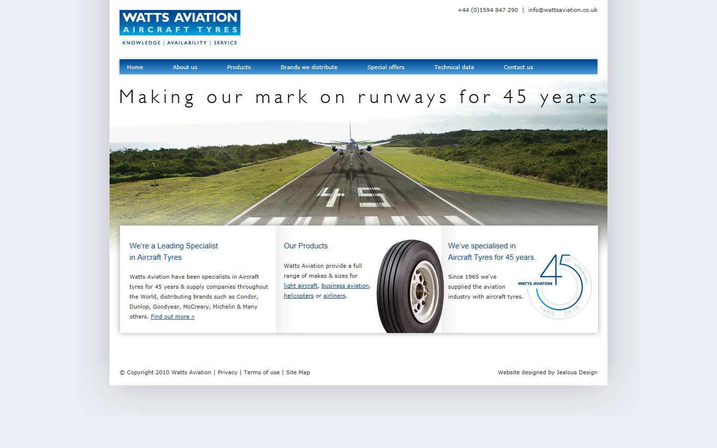 WATTS AVIATION SERVICES LTD Website