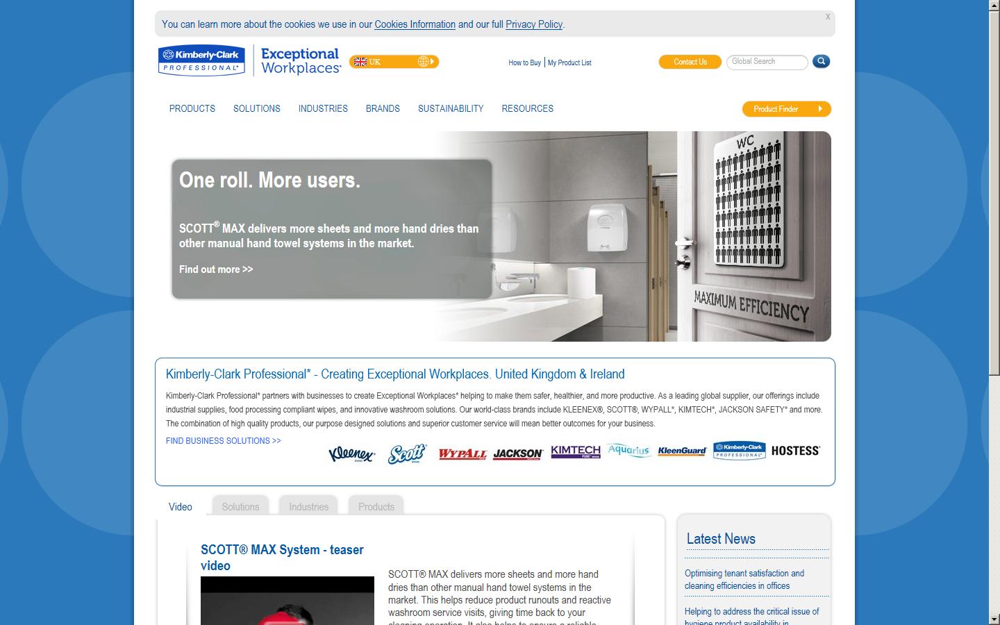 Kimberly-Clark Ltd Website