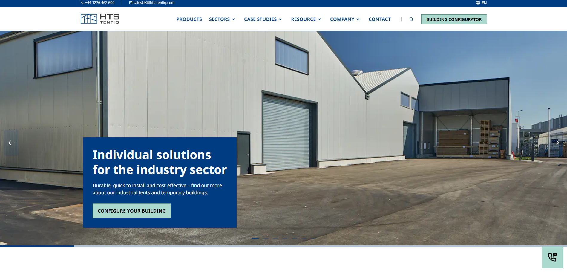 HTS TENTIQ LTD Website