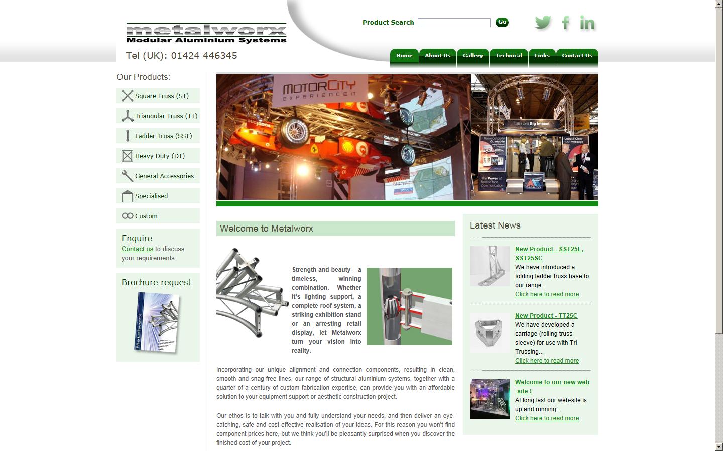 Metalworx Ltd Website