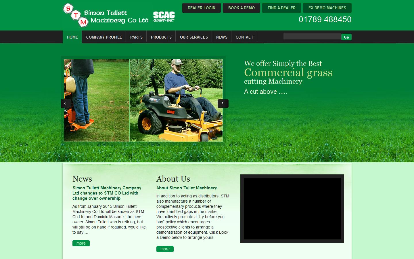 Simon Tullett Machinery Company Limited Website