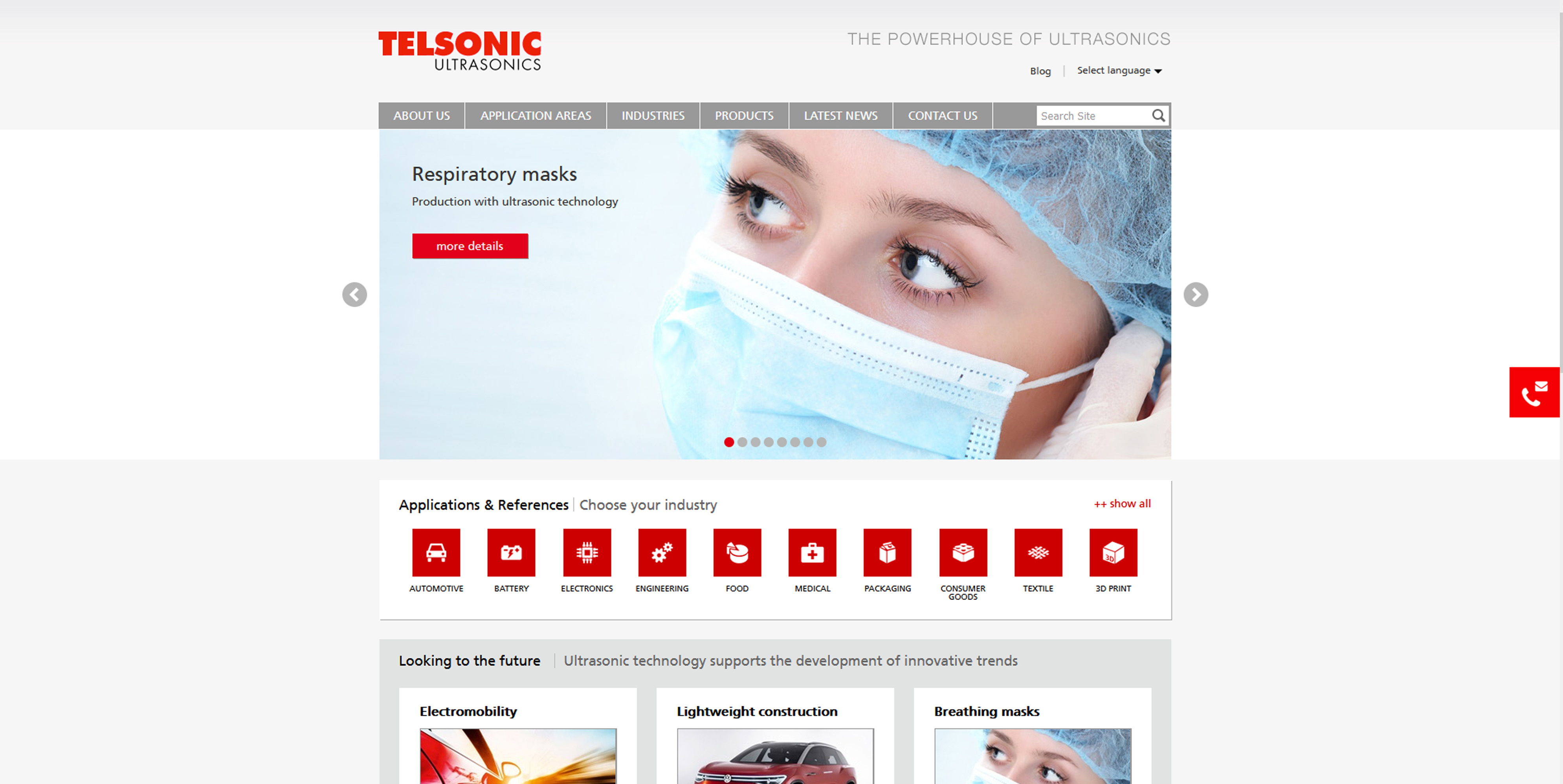 Telsonic Website