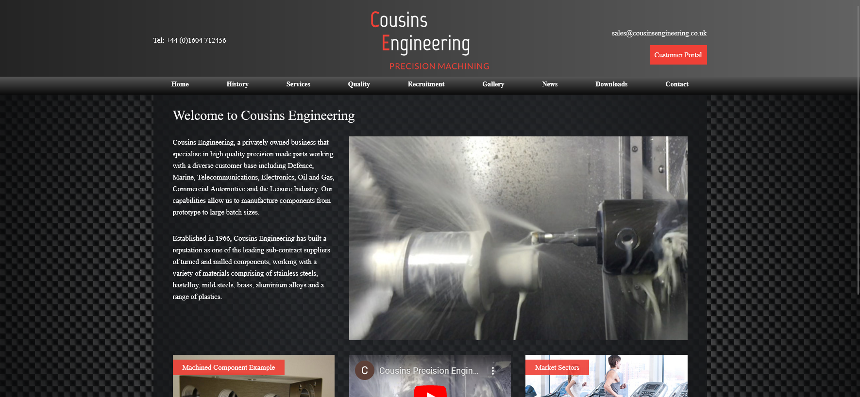 Cousins Engineering Website