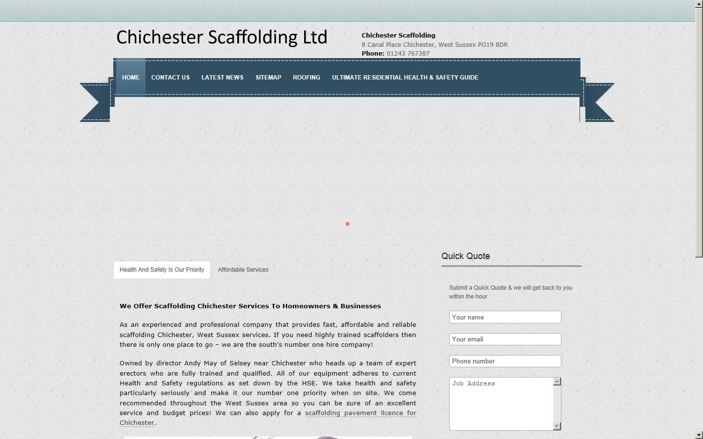 ICF Scaffolding Website