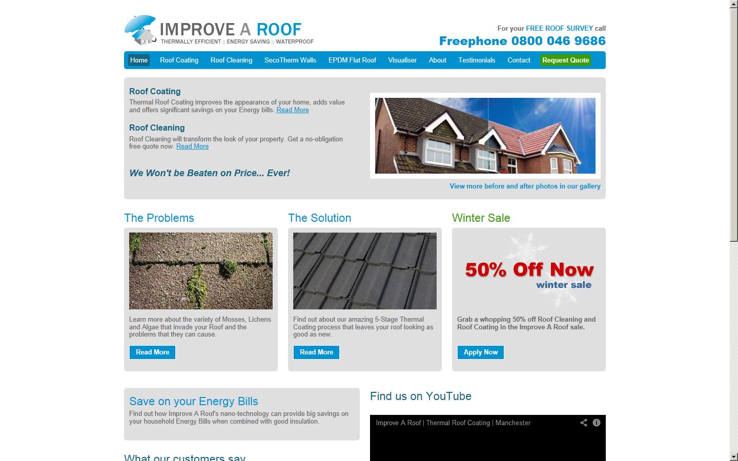 Improve a Roof Website