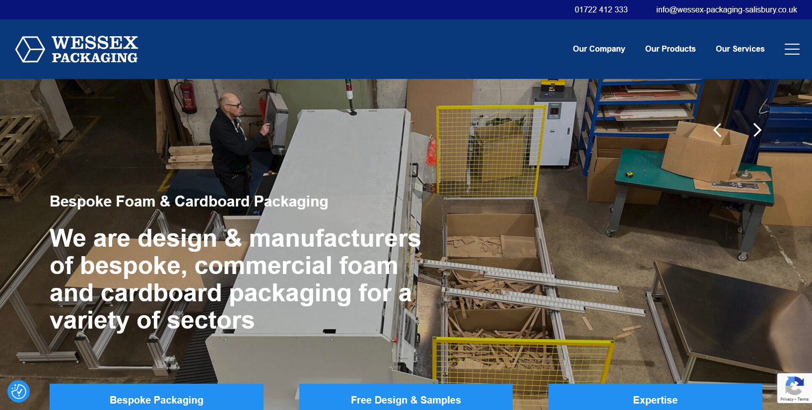 Wessex Packaging Ltd Website