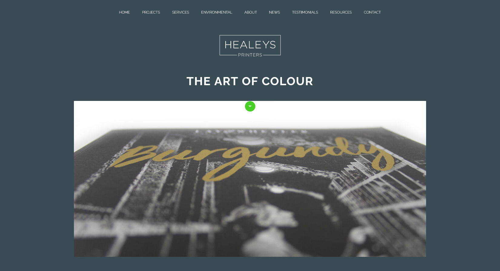 Healeys Printers Ltd Website