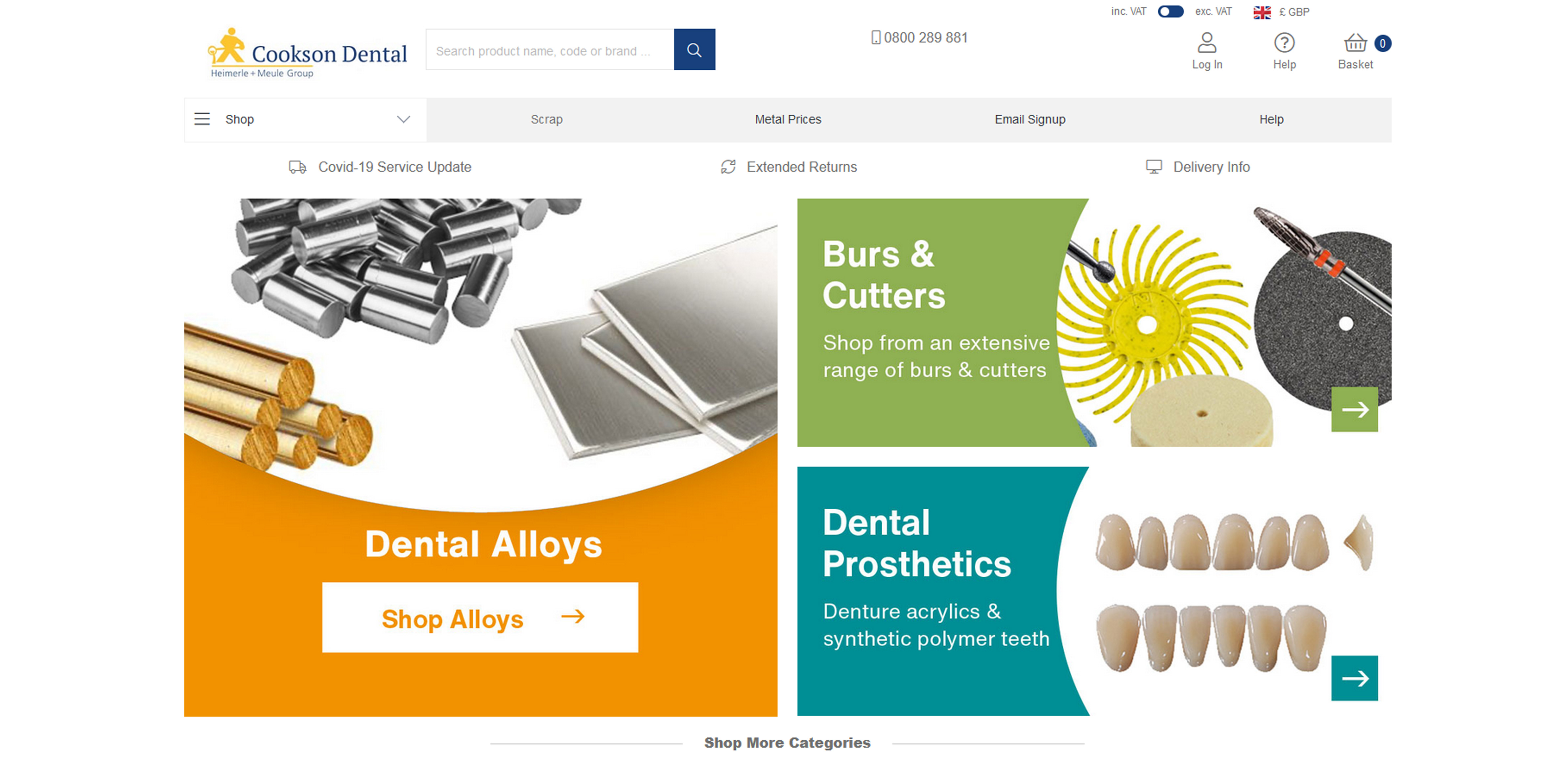 Cookson Dental Website